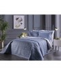 Doqu Home Solena Çift Kişilik Yatak Örtüsü Mavi