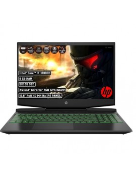 HP Pavilion 15-DK1032NT Intel Core i5 10300H 8GB 512GB SSD GTX 1650TI Freedos 15.6" 144Hz IPS FHD Taşınabilir Bilgisayar 3Y5L6EA